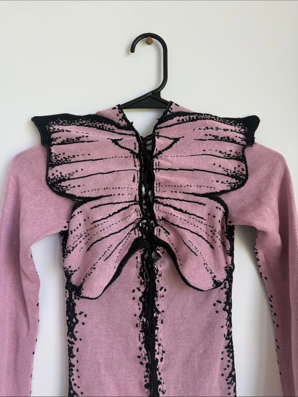 1Xblue exclusive pink butterfly cardigan - Picture 6 of 9
